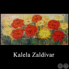 Crisantemos - Obra de Kalela Zaldvar